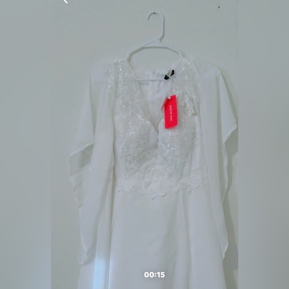 SHEIN Belle White Lace Dress